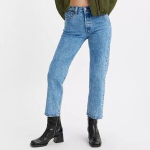 LEVIS BLUE WEDGIE JEANS